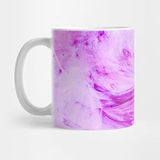 Arctic Split Abstract Pink Ice Marble Artwork Mug
